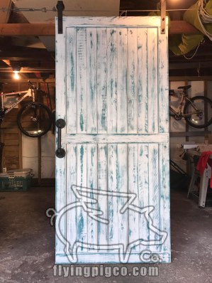 UNIQUE DISTRESSED BARN DOOR 10